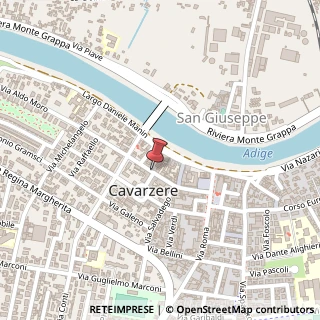 Mappa Via dei martiri 6, 30014 Cavarzere, Venezia (Veneto)