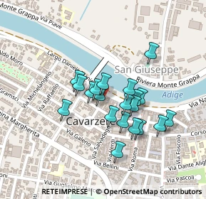 Mappa Calle Sarti, 30014 Cavarzere VE, Italia (0.171)