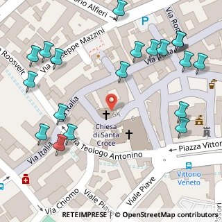 Mappa Piazza S. Pietro in Vincoli, 10036 Settimo Torinese TO, Italia (0.0885)