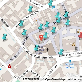 Mappa Piazza S. Pietro in Vincoli, 10036 Settimo Torinese TO, Italia (0.0875)