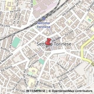 Mappa Via Don Stefano Sales, 4, 10036 Settimo Torinese, Torino (Piemonte)