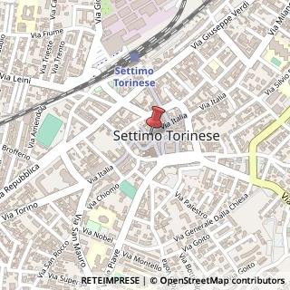 Mappa Via Italia, 53, 10036 Settimo Torinese, Torino (Piemonte)