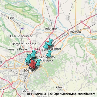 Mappa Piazza S. Pietro in Vincoli, 10036 Settimo Torinese TO, Italia (7.612)