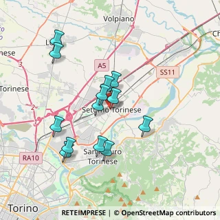 Mappa Via Teologo Giuseppe Antonino, 10036 Settimo Torinese TO, Italia (3.37231)