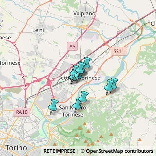 Mappa Via Teologo Giuseppe Antonino, 10036 Settimo Torinese TO, Italia (2.01667)