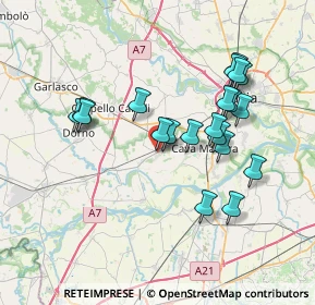 Mappa Via Giacomo Matteotti, 27030 Zinasco PV, Italia (6.8645)