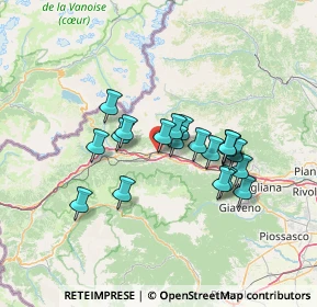 Mappa Piazza Camillo Benso Conte di Cavour, 10053 Bussoleno TO, Italia (11.021)