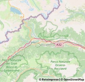 Mappa 10059 Susa TO, Italia (6.256)