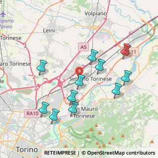Mappa Via Don Milanesio, 10036 Settimo Torinese TO, Italia (3.93909)