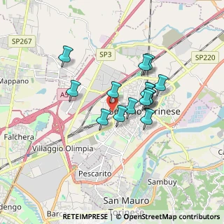 Mappa Via Don Milanesio, 10036 Settimo Torinese TO, Italia (1.32133)