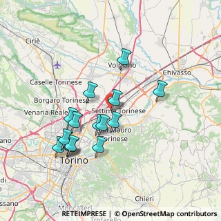 Mappa Via Don Milanesio, 10036 Settimo Torinese TO, Italia (6.92533)