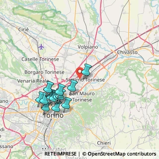 Mappa Via Don Milanesio, 10036 Settimo Torinese TO, Italia (7.81143)