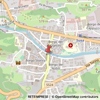 Mappa Piazza IV Novembre, 15, 10059 Susa, Torino (Piemonte)