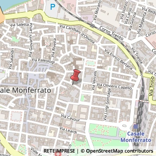 Mappa Via Benvenuto Sangiorgio, 11, 15033 Casale Monferrato, Alessandria (Piemonte)