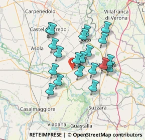 Mappa Via Verdi, 46014 Castellucchio MN, Italia (11.6185)