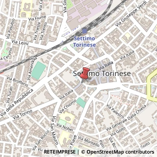 Mappa Via Italia, 24B, 10036 Settimo Torinese, Torino (Piemonte)