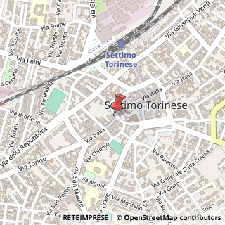Mappa Via Italia, 11, 10036 Settimo Torinese, Torino (Piemonte)