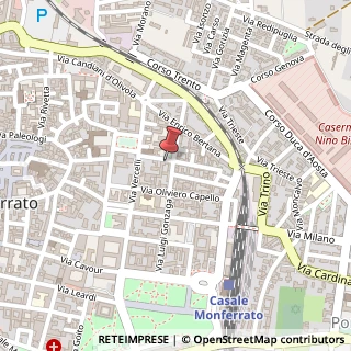 Mappa Via Addolorata, 11, 15033 Casale Monferrato, Alessandria (Piemonte)
