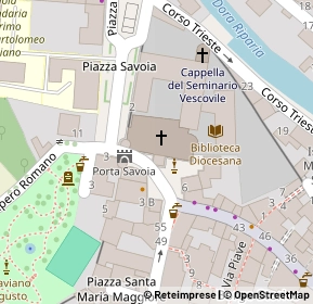 Mappa Piazza San Giusto, 10059 Susa TO, Italia (0.076)