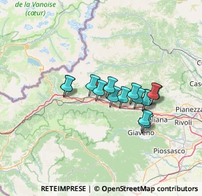 Mappa Via Susa, 10050 Bruzolo TO, Italia (10.19133)