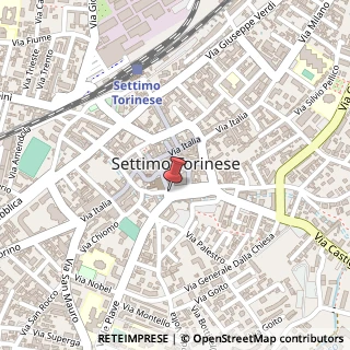 Mappa Via Dante Alighieri,  7, 10036 Settimo Torinese, Torino (Piemonte)