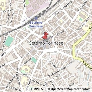 Mappa Via Italia, 44, 10036 Settimo Torinese, Torino (Piemonte)