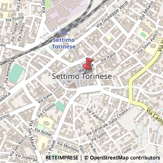 Mappa Via San Francesco D'Assisi, 11, 10036 Settimo Torinese, Torino (Piemonte)