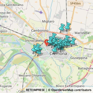 Mappa Via Grado, 26100 Cremona CR, Italia (1.2255)