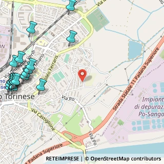 Mappa Via P.P.Pasolini, 10036 Settimo Torinese TO, Italia (0.851)