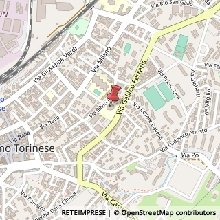 Mappa Via Silvio Pellico, 6, 10036 Settimo Torinese, Torino (Piemonte)