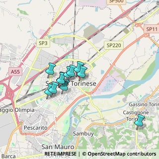 Mappa Via G. Ferraris, 10036 Settimo Torinese TO, Italia (1.37273)
