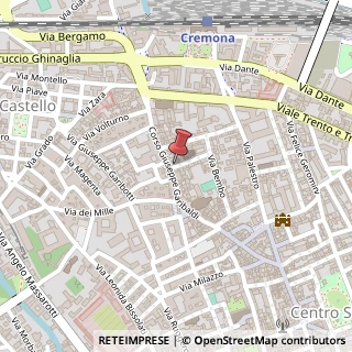 Mappa Corso Garibaldi, 183, 26100 Cremona, Cremona (Lombardia)