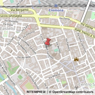 Mappa Corso Garibaldi, 156, 26100 Cremona, Cremona (Lombardia)