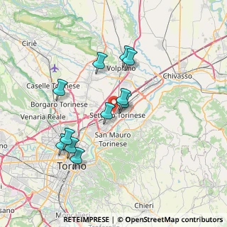 Mappa 8, 10036 Settimo Torinese TO, Italia (6.70273)