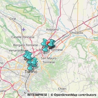 Mappa 8, 10036 Settimo Torinese TO, Italia (5.99167)