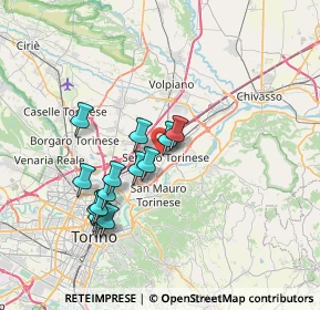 Mappa 8, 10036 Settimo Torinese TO, Italia (6.56786)