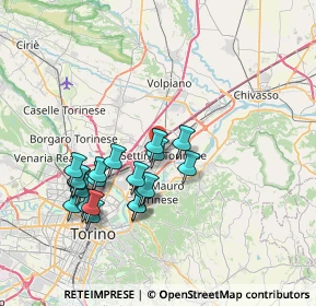 Mappa 8, 10036 Settimo Torinese TO, Italia (7.0335)