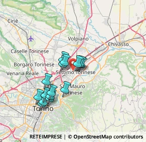 Mappa 8, 10036 Settimo Torinese TO, Italia (6.11333)