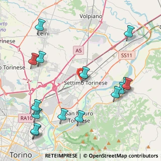 Mappa 8, 10036 Settimo Torinese TO, Italia (5.43133)