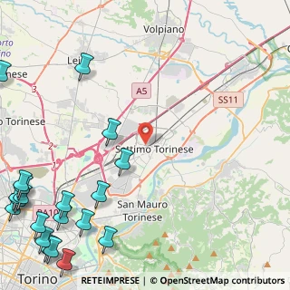 Mappa 8, 10036 Settimo Torinese TO, Italia (7.4755)