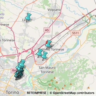 Mappa 8, 10036 Settimo Torinese TO, Italia (6.4895)