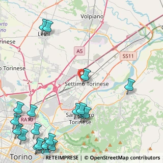 Mappa 8, 10036 Settimo Torinese TO, Italia (6.8855)