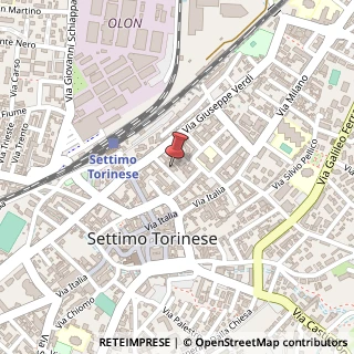Mappa Via Leonardo Da Vinci, 3, 10036 Settimo Torinese, Torino (Piemonte)
