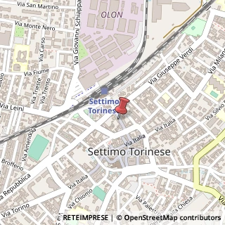 Mappa Via Roma, 9, 10036 Settimo Torinese, Torino (Piemonte)