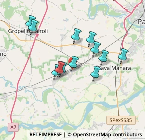 Mappa Zinasco, 27030 Zinasco PV, Italia (3.11167)