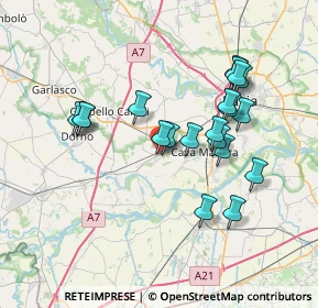 Mappa Zinasco, 27030 Zinasco PV, Italia (6.7715)