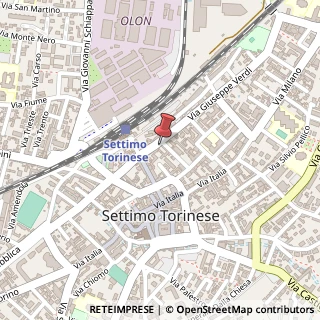 Mappa Via Verdi Giuseppe, 8, 10036 Settimo Torinese, Torino (Piemonte)