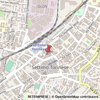 Mappa Via Mazzini Giuseppe, 11, 10036 Settimo Torinese, Torino (Piemonte)