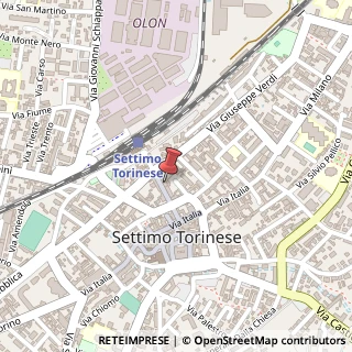 Mappa Via Roma, 12, 10036 Settimo Torinese, Torino (Piemonte)