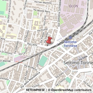 Mappa Via Lein?, 4, 10036 Settimo Torinese, Torino (Piemonte)